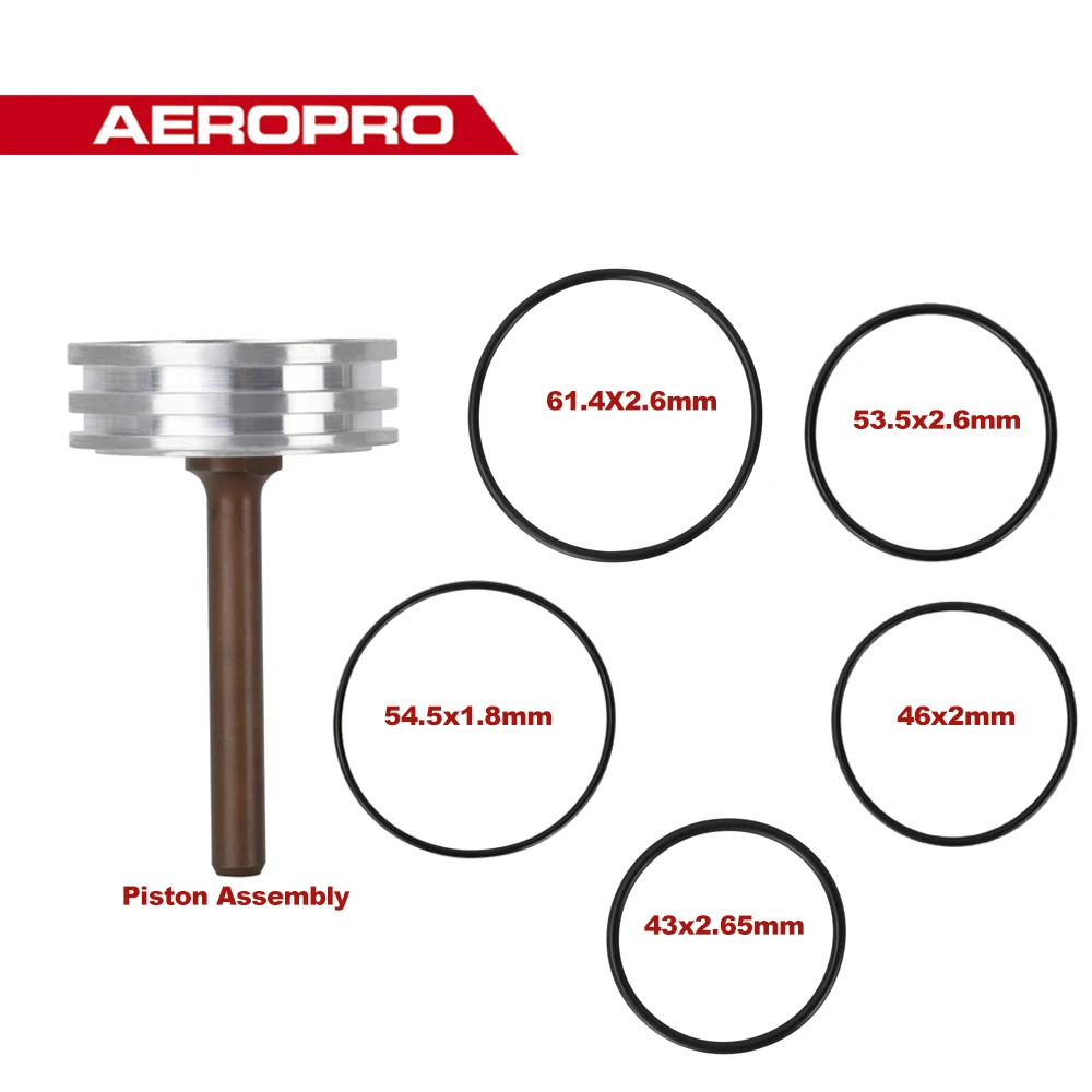 

AEROPRO MSN120 Palm Nailer Repair Kit Piston Assembly O-Ring