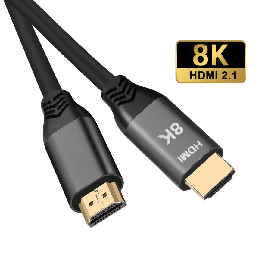 

Кабель AIXXCO HDMI-совместимый 8K @ 60 Гц 4K @ 120 Гц Ультра высокоскоростной 48 Гбит/с 8K для ТВ цифровые кабели HDR10 HDMI-совместимый кабель 2,1