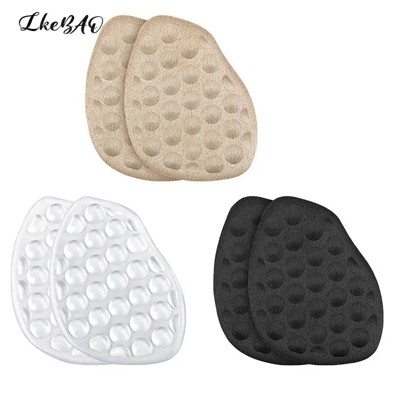 

1 Pair Forefoot Insoles Solid High Heel Shoes Front Forefoot Half Sole Pads Insert Ball Comfy Silicone Insoles Cushion Foot Care