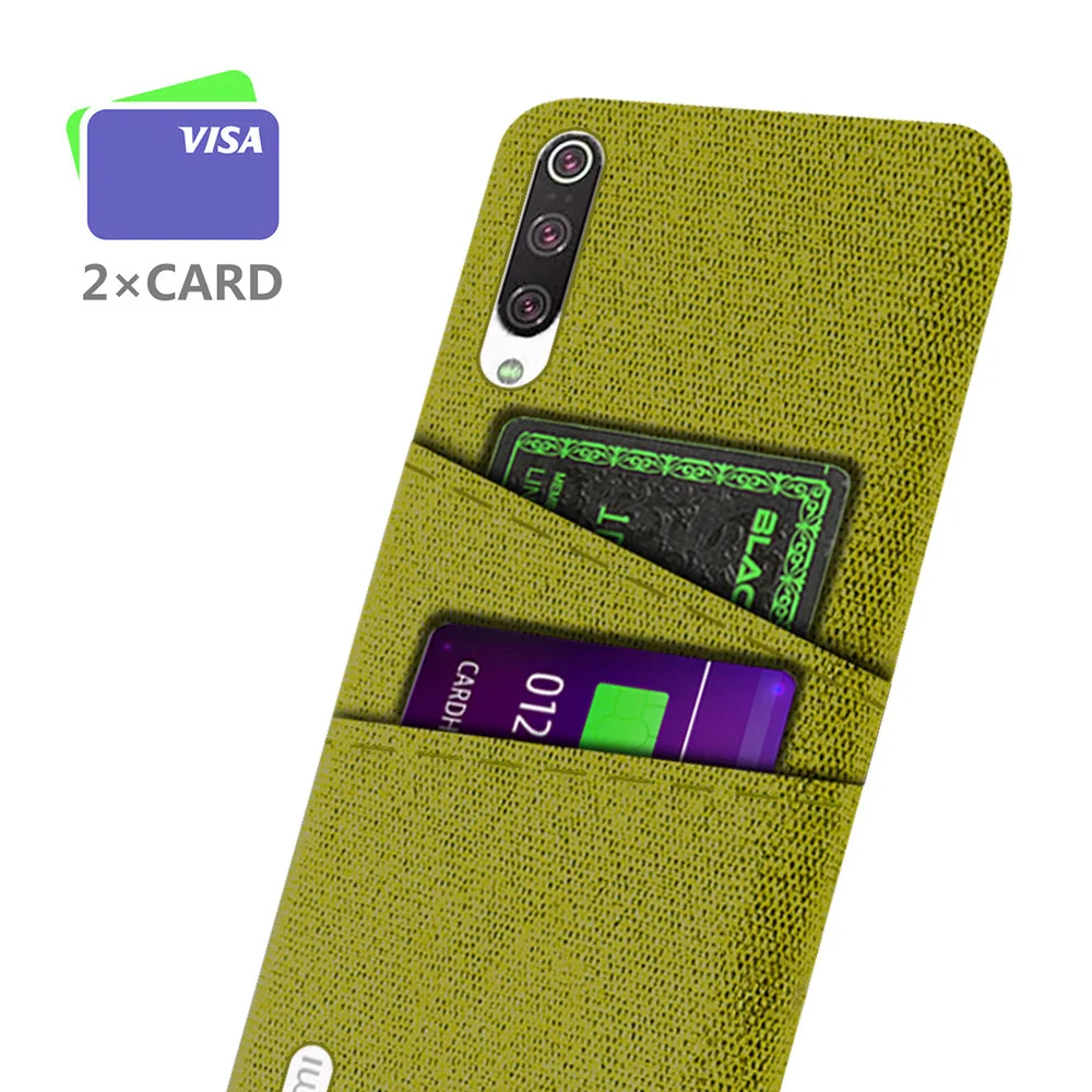 

For Cover Xiaomi MI A3 Case Luxury Fabric Dual Card Phone Cover For Xiomi Xiaomi MiA3 Mi A 3 A3 Funda bumper Coque Capa