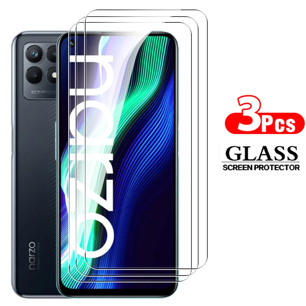 

3 шт., защитная пленка для экрана для Realme Narzo 50 Pro 50A 50i Prime 30A 30 5G, закаленное стекло Narzo50a Narzo50i Narzo50, защитное стекло