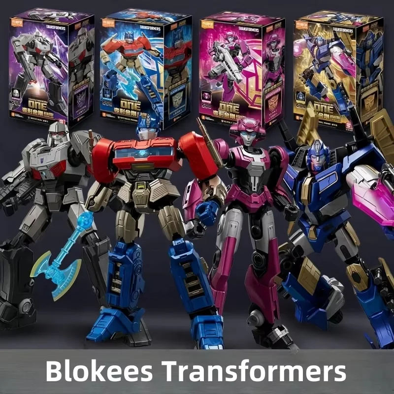 Новые Blokees Transformers One Classic Class Optimus Prime Megatron Воздушная Sentinel Собранная подвижная