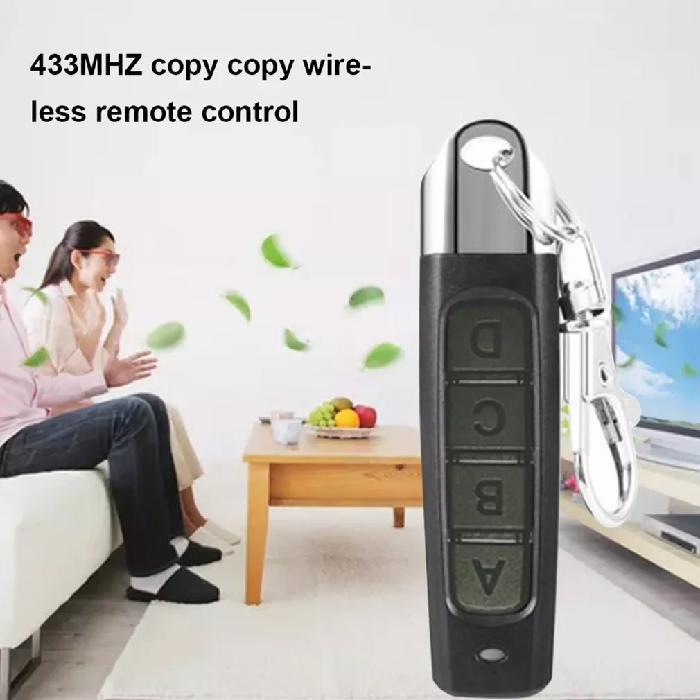 

2022 New Universal Cloning Duplicator Key Fob A Distance Remote Control 433MHZ Clone Fixed Learning Code For Gate Garage Door