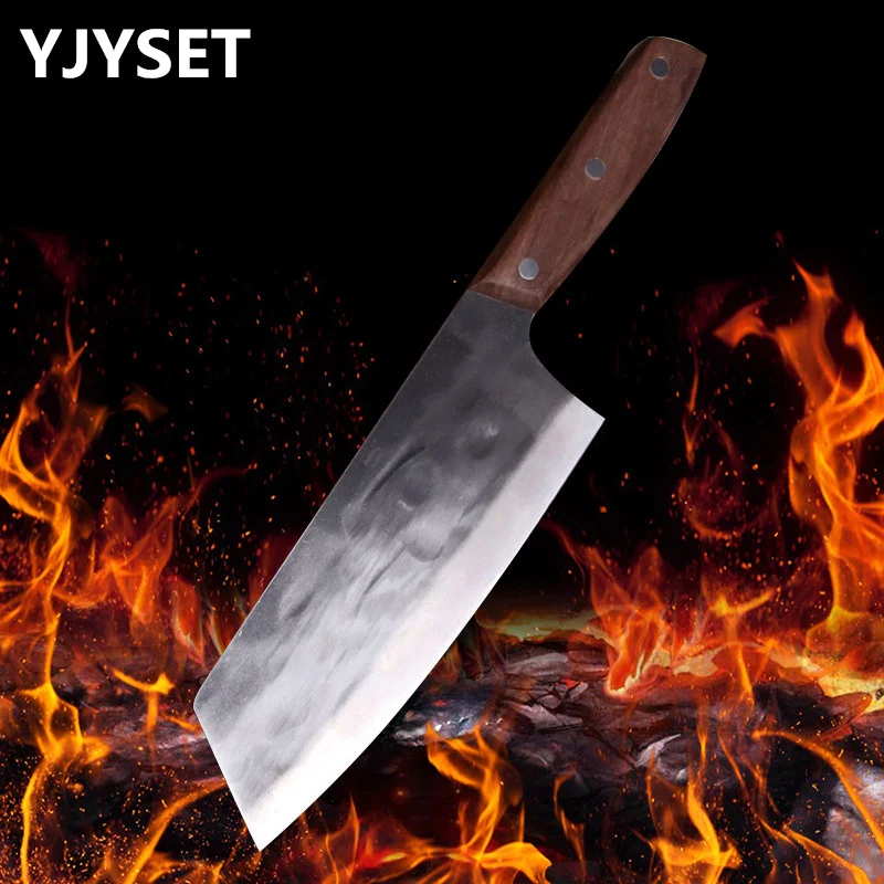 

Kitchen Knives Cutlery Butcher Serbian Chef Knife Slicing Meat Cleavers Handmade Forged Gyuto Knives Cutting Meat Pork Tools