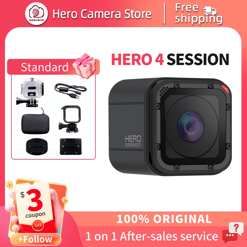Спортивная камера GoPro hero 4 session HD карманная мини-камера с беспроводным управлением уличная спортивная цифровая камера Go Pro