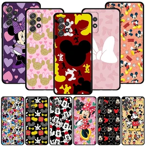 Phone Case For Samsung Galaxy A51 A12 A71 A41 A31 A21s A13 A03 A02s A02 A22 A32 A52 A52s A72 Coque Cartoon Mickey Minnie Mouse