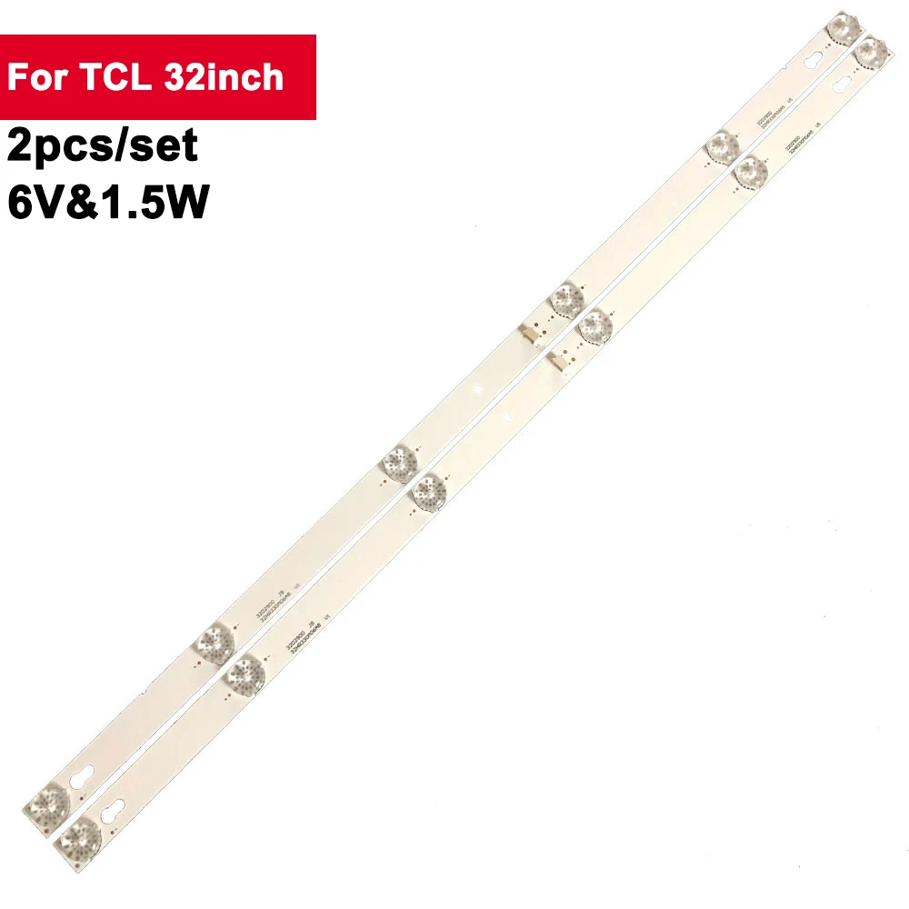 

20PCS 100% NEW LED Backlight Strip for TCL 4C-LB3206-HR01J 32HR330M06A5 32HR330M06A8 32D2900 D32A810 L32F1B L32F3301B Y32G29