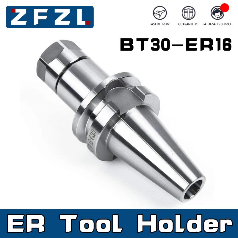 

1PC BT30 ER11 ER16 70L 100L Knife Shank High Precision Tool Holder For CNC Machining Center Spindle