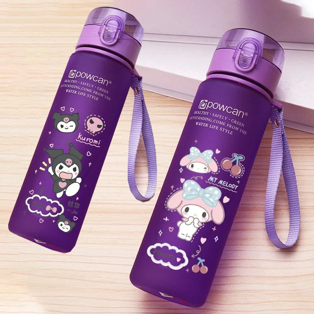 

560-400 мл кавайная чашка для воды Sanrio мультяшное аниме Kuromi Cinnamoroll пластиковая чашка игрушки Детская модель подарок на день рождения чашка для воды