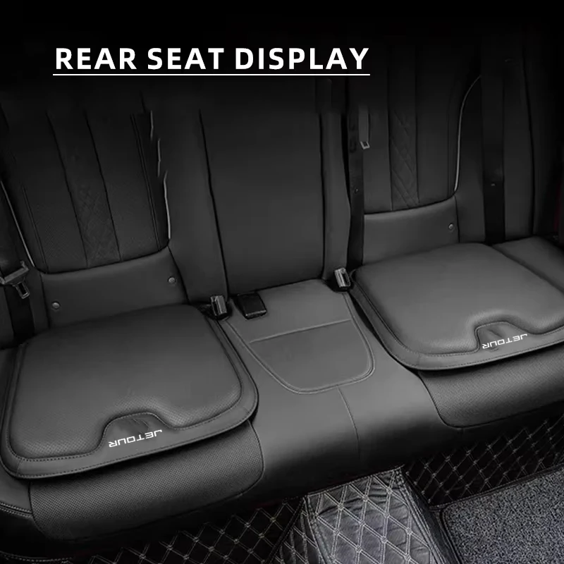 Фото Накладка на сиденье автомобиля из кожи Nappa для Chery Jetour DASHING X-1 Plus, DTC T2, Traveler X90 Plus, X70 PLUS – защитный чехол-подушка для автомобильного сиденья №5