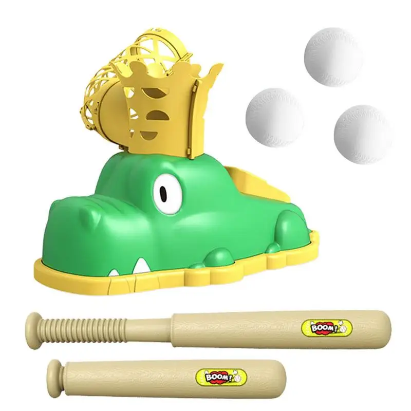 

Kids Baseball Pitching Machine | Alligator Shape Pitching Machines | Baseball Pitching Machine OutdoorTraining Equipment & Pract