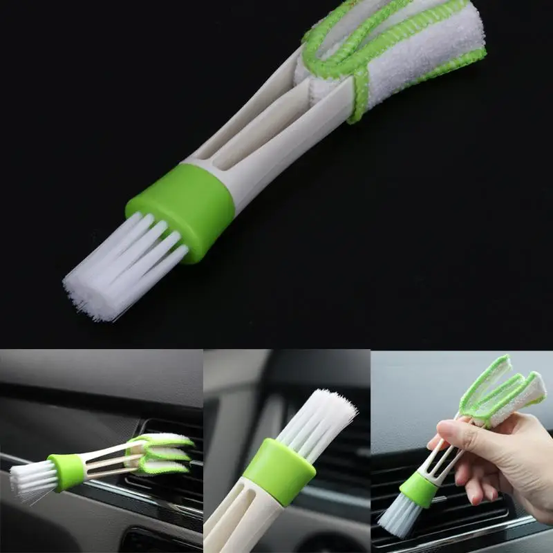 

Plastic Car Cleaning Brush Double Ended Cleaner Brush Car Air Vent Slit Cleaner Brush Dusting Blinds Keyboard Cleaning Brushes