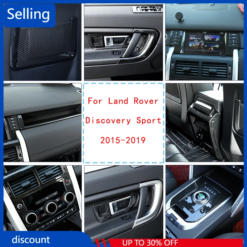 

Автомобильная наклейка для Land Rover Discovery Sport 2015-2019, из углеродного АБС-пластика, быстрая доставка