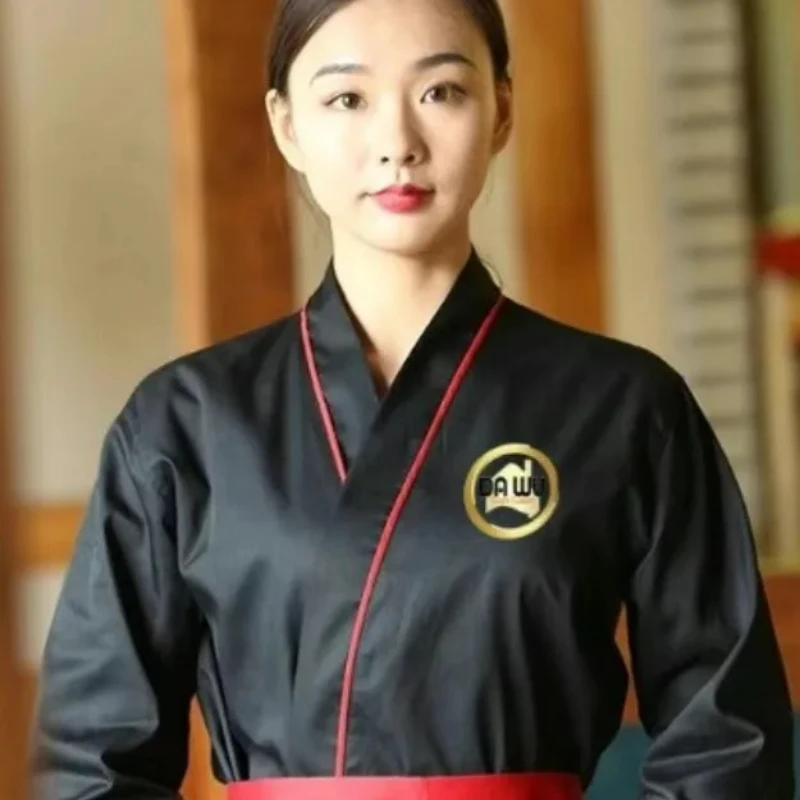 Суши-куртка для мужчин и женщин японская кухонная форма шеф-повара кимоно