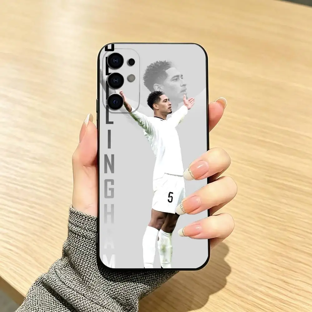 Чехол для телефона Football J-Jude B-Bellinghams, черный, силиконовый, мягкий, для Samsung S25, S24, S21, S22, S23, S30, Ultra, S20, Plus, FE, Lite (art.: 3920db72a6ff8) - 3920db72a6ff8