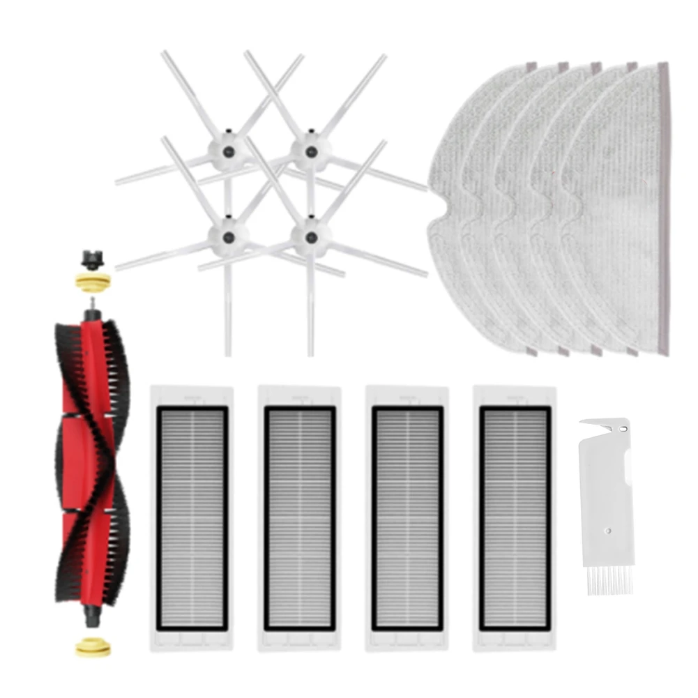 

HEPA фильтр основная щетка Швабра тканевая боковая щетка для XiaoMi Roborock S5 Max S6 MaxV S6 чистые детали для пылесоса