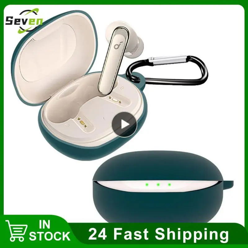 

25g Convenient To Carry Wireless Headset Case Environmentally Friendly Silicone Headset Case 6 Colors Smooth