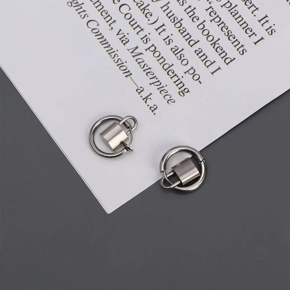 Серьги-кольца унисекс из нержавеющей стали