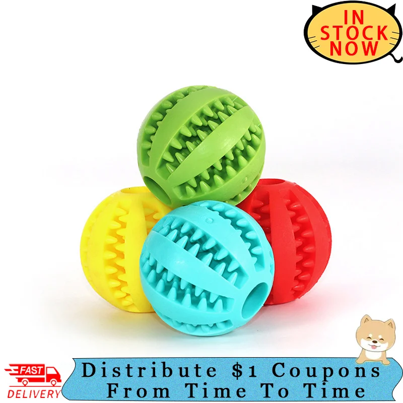 Интерактивные резиновые шарики для чистки собак и щенков