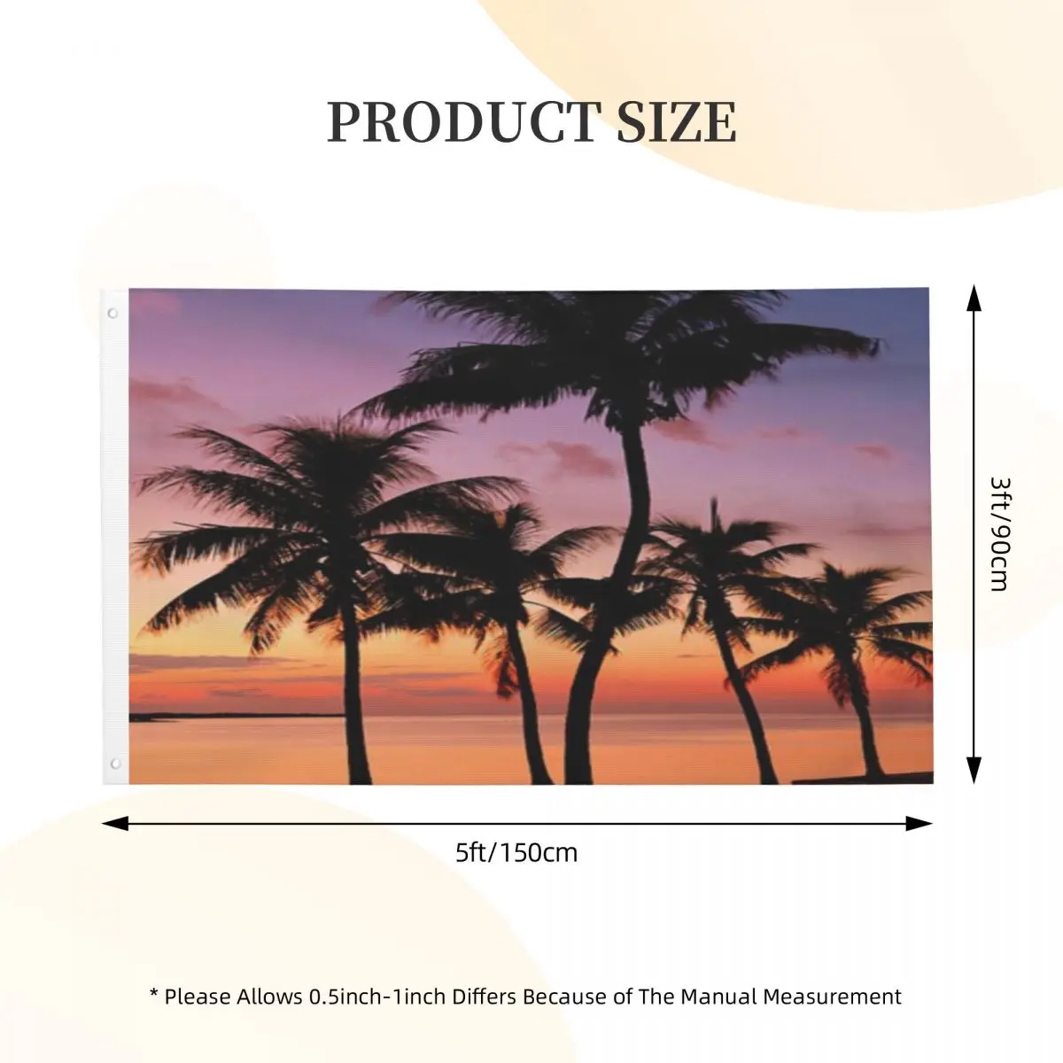 

Дуплексная печать один Флаг для украшения Florida Breeze цифсон