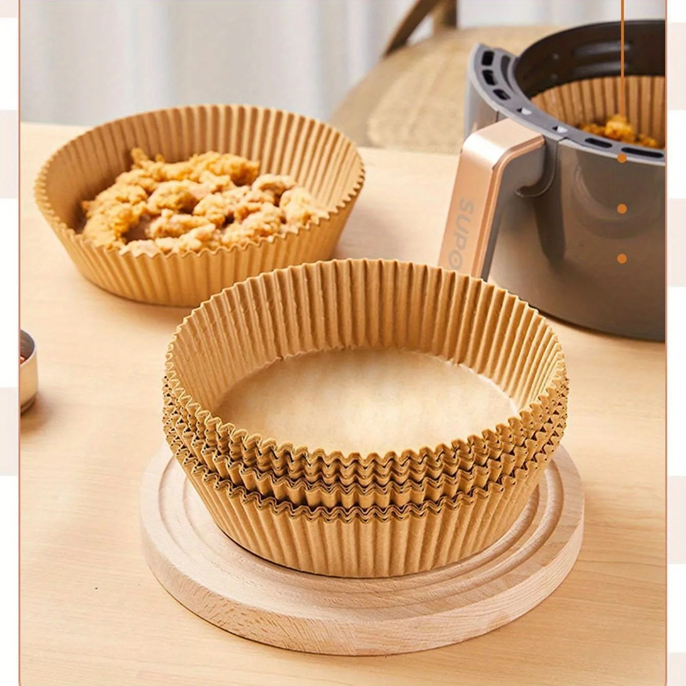 Одноразовые Вкладыши Для Жарки На Фритюрнице Гриля — Легко Очищаемые Пищевые