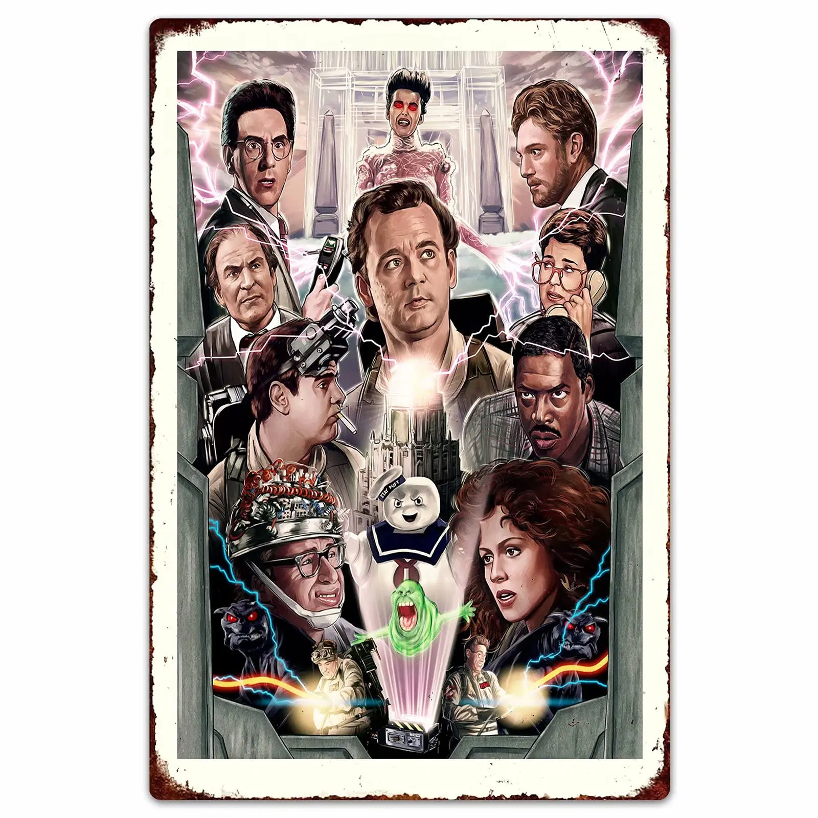 OKMJ фильм Охотники за привидениями металлический жестяной знак Ретро стиль бар