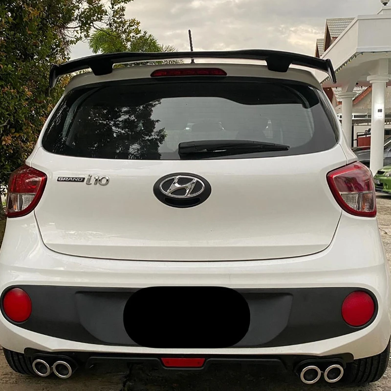 Для Hyundai i10 Спойлер на крышу Заднее крыло Комплект кузова Аксессуары АБС-пластик