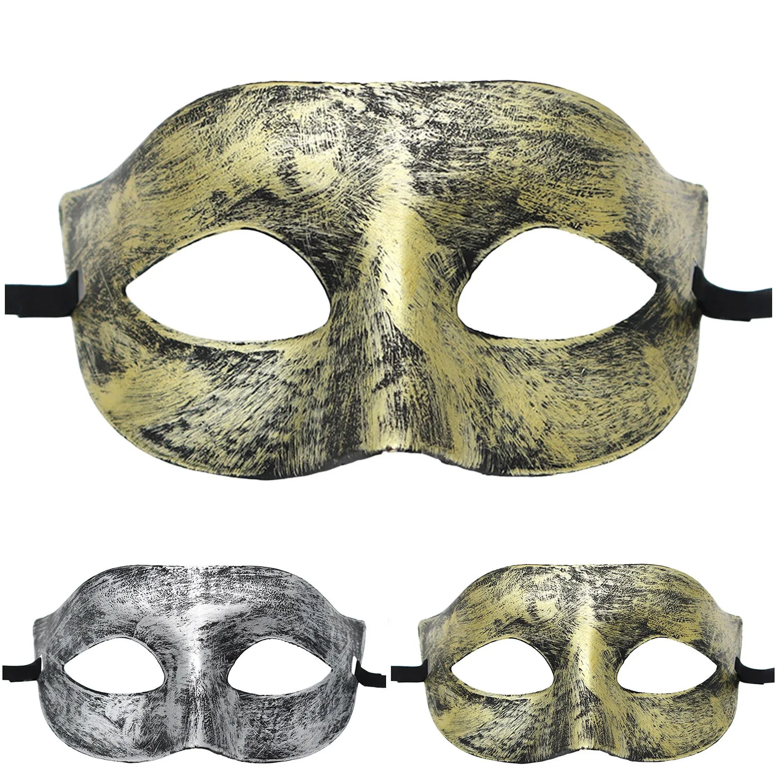 Маска для маскарада модная искусственная маска лица полированная античная