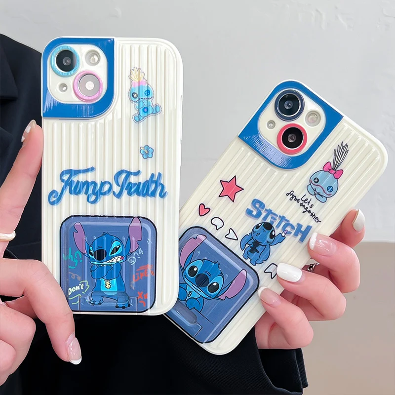 

Disney Stitch Phone Case for iPhone 11 12 13 mini pro XS MAX 8 7 Plus X XR Cover