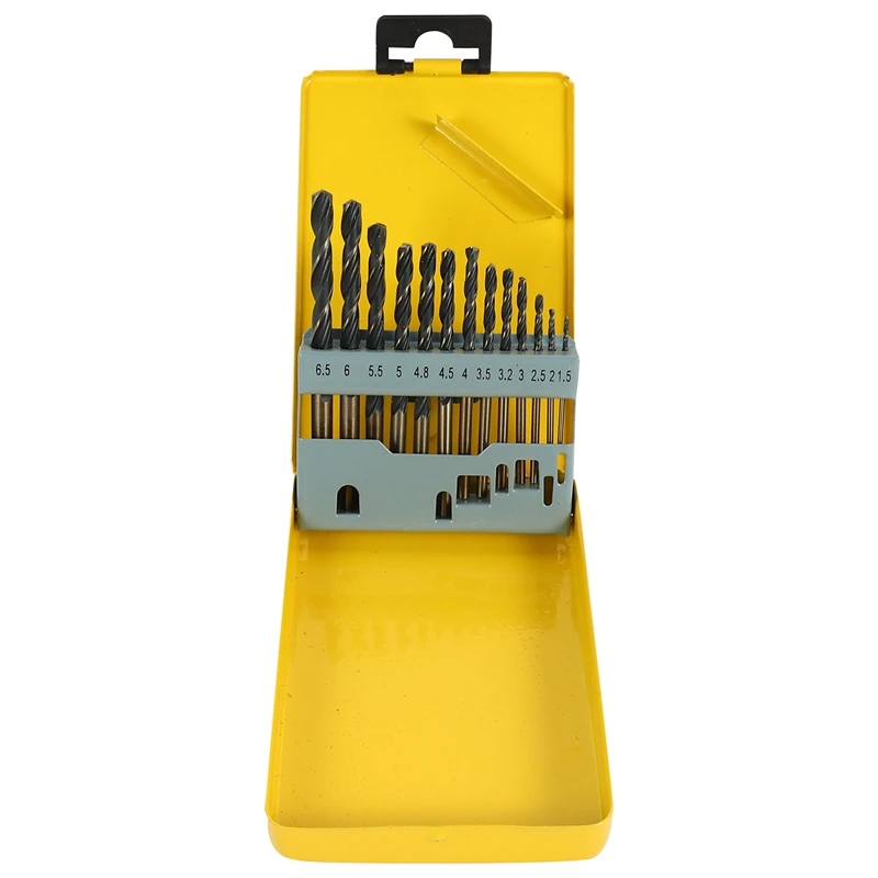 

Hot HG-13 Industrial Grade Drill Bit Sets 1.5-6.5Mm Metal Drill Bits Suitable For Steel Stainless Steel Metal And Cast Iron