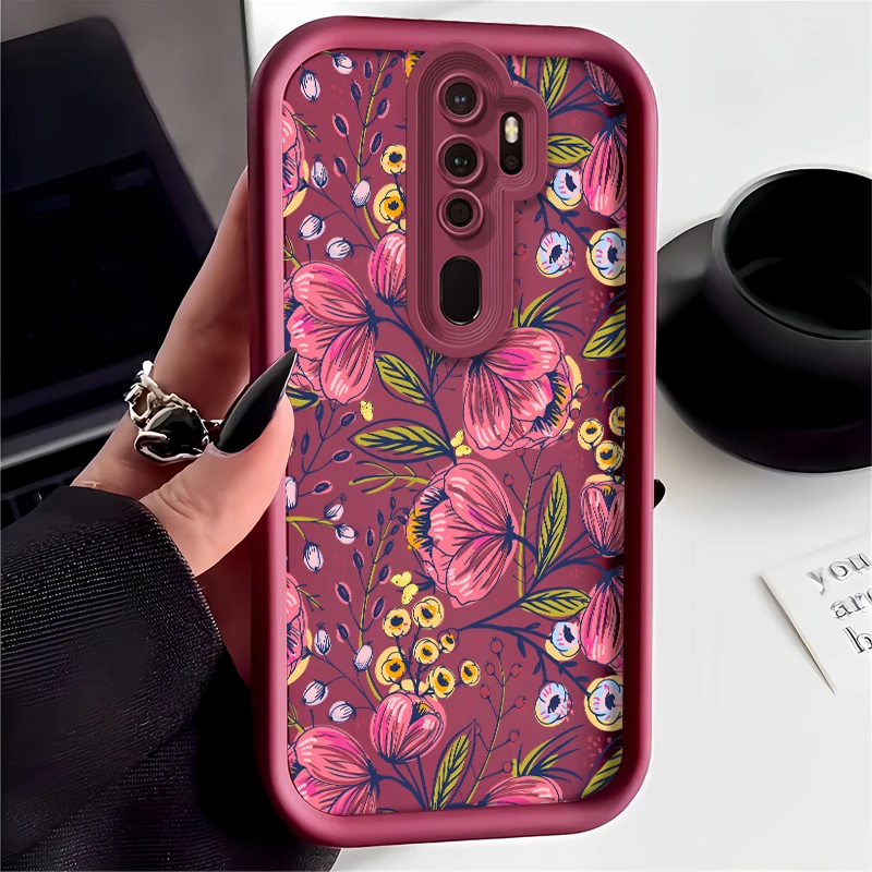 Милый цветочный Фотофон для OPPO Realme 12 Pro Plus 11 8 8i 7i 6i 5i 5 INS Корейская девушка мягкий