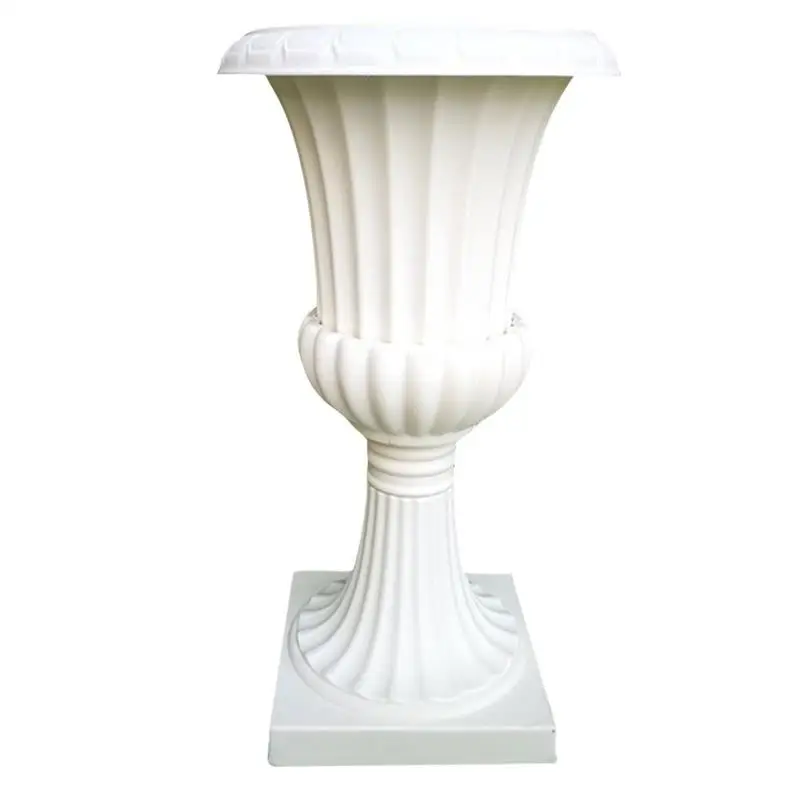 

Wedding Roman Pillar Vintage Balcony Flowerpot Road Guiding Plant Container Decorative Flowerpot Plastic Plant Pot Adornment