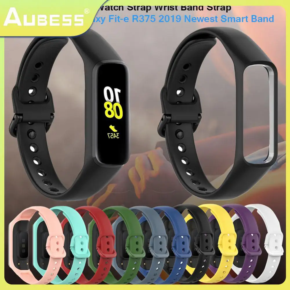 

Silicone Strap Replacement Soft Wristband Fitness Tracke Colorful Smart Bracelet Band Strap Wristband Accessories Watch Strap