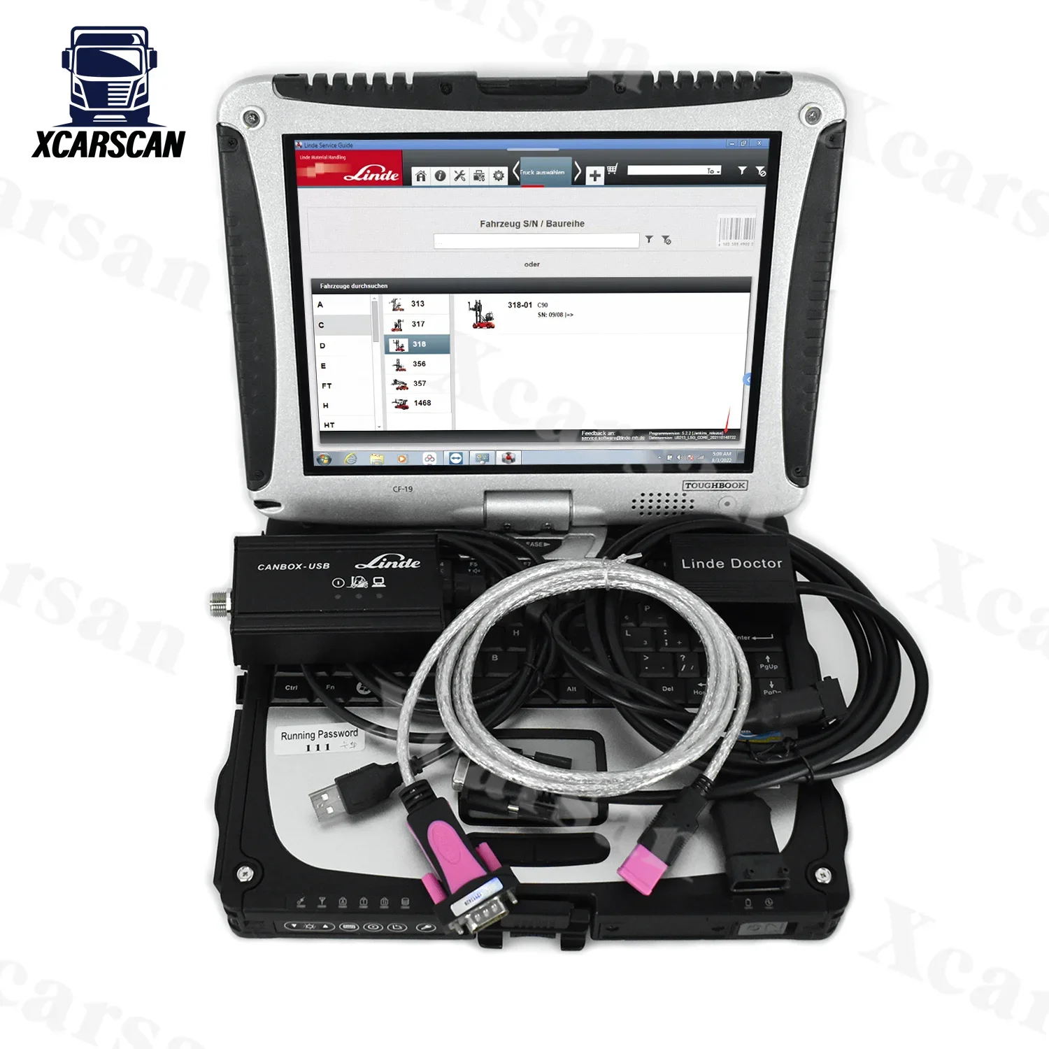 Ноутбук CF19 для LINDE LTD2 LSG вилочный погрузчик Linde Canbox Doctor диагностический инструмент