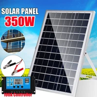 350w solar panel waterproof 100a 12v controller solar panel cellsystem charger solar panel power generation panel kit
