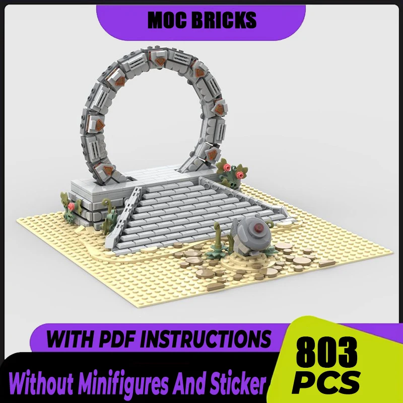 Конструктор Star Movie Moc строительные блоки космическая модель Stargate технологические
