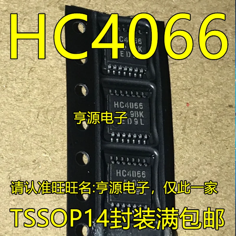 

10pcs HC4066 SN74HC4066PWR SN74HC4066PW 74HC4066PW TSSOP14