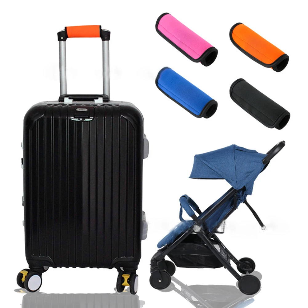 

1PC Rubber Luggage Bag Handle Wrap Replacement Strap For Suitcase Grip Protective Cover Shoulder Strap Pad Grip Bag Accessories