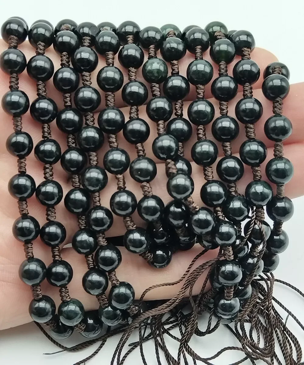 Азиатские 100% натуральные жареные змеевидные кварцевые бусины подвеска веревка 23