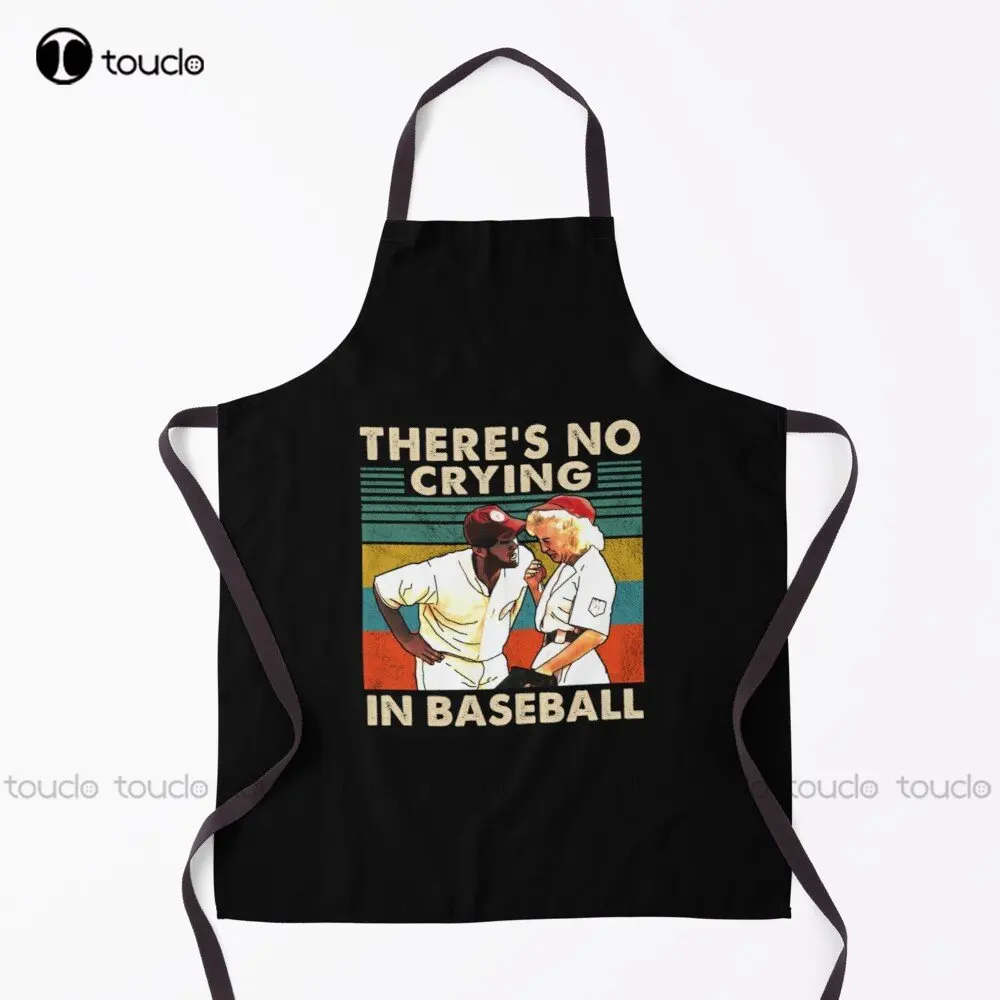

There'S No Crying In Baseball Apron A League Of Their Own Garden Kitchen Household Cleaning Custom Apron Custom Cooking Aprons