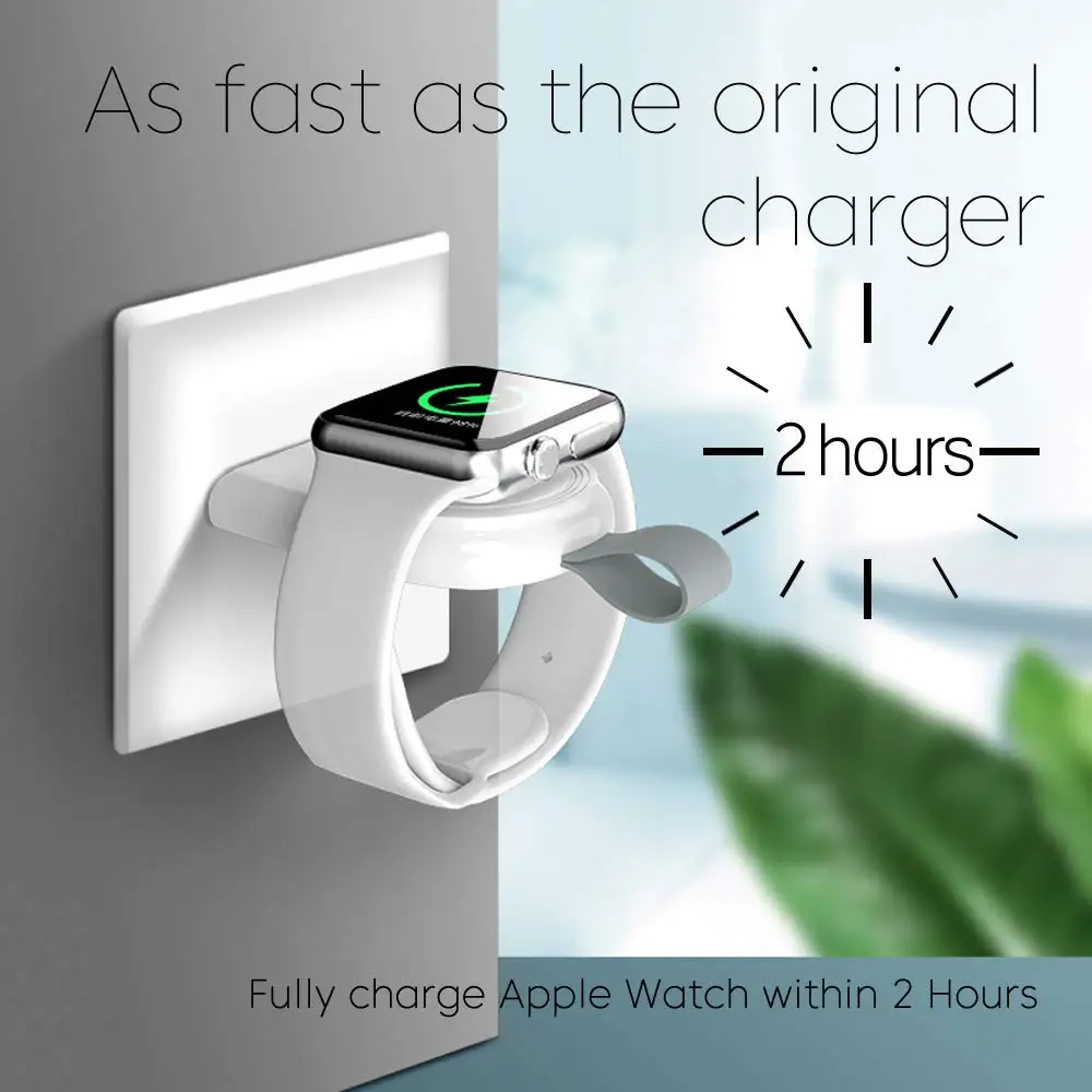 

Mini Portable Wireless Charger for Apple iWatch 1 2 3 4 5 Dock Adapter Fast Charging Charger Smart Watch Wireless Charging