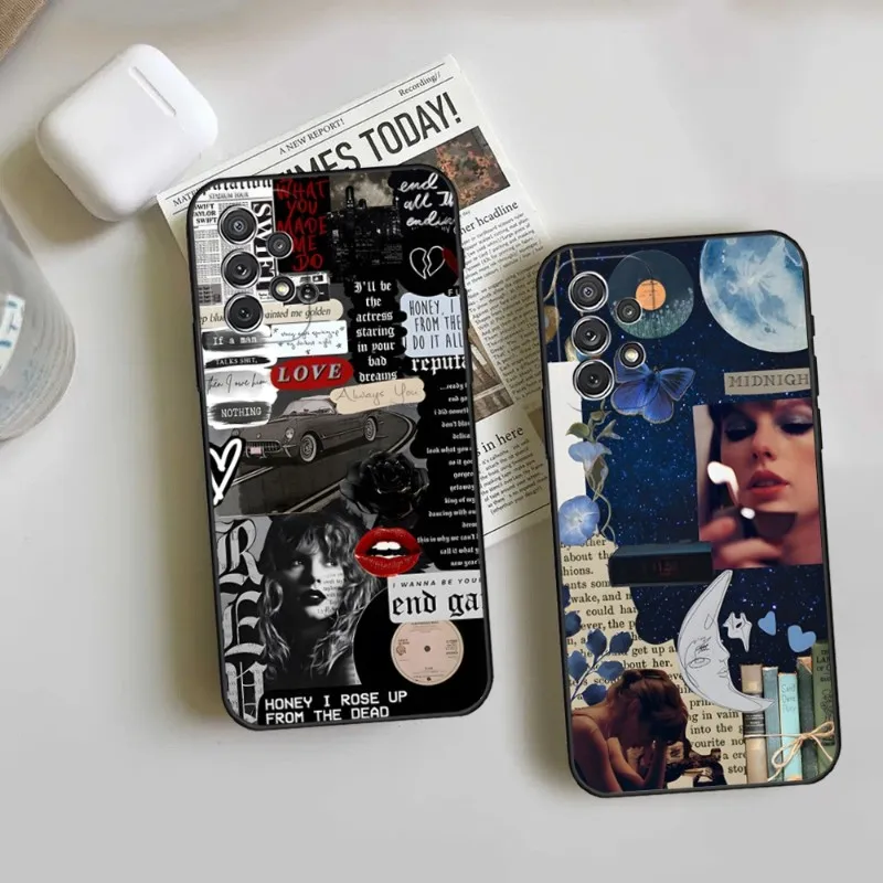 Чехол для телефона Music T-taylor-Swift для Samsung Galaxy S23 S30 S10 S22 S20 S21 S7 S9 S8 Pro Plus Ultra Fe, чехол-накладка