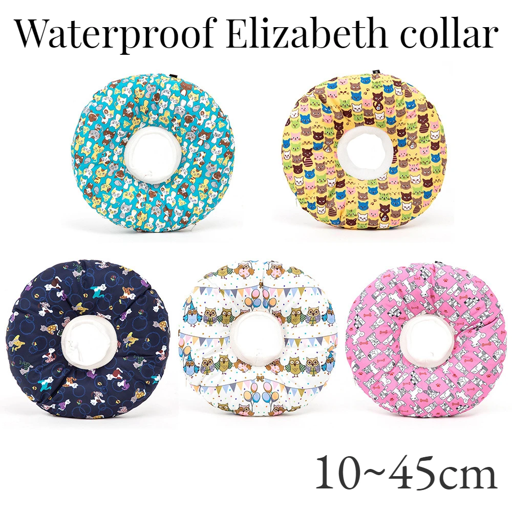 

Adjustable Cat Recovery Collar,After Surgery,Wound Healing Protective Cone Surgery Recovery Elizabethan Collars,Soft Cat Edge