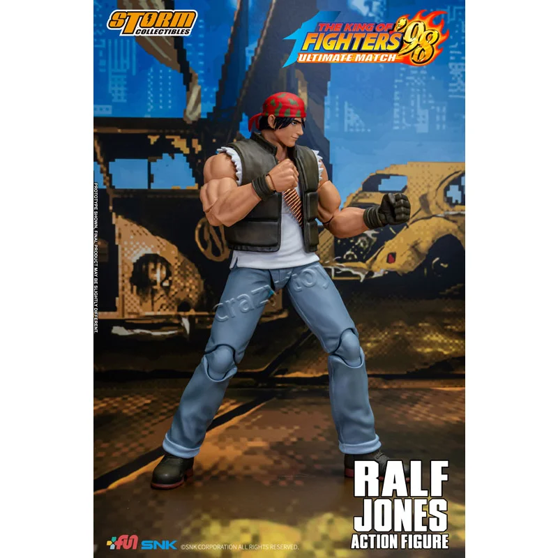 Фото Оригинальные фигурки Storm Toys The King of Fighters '98 Ultimate Match Ralf Jones в наличии, коллекционные модели игрушек №4