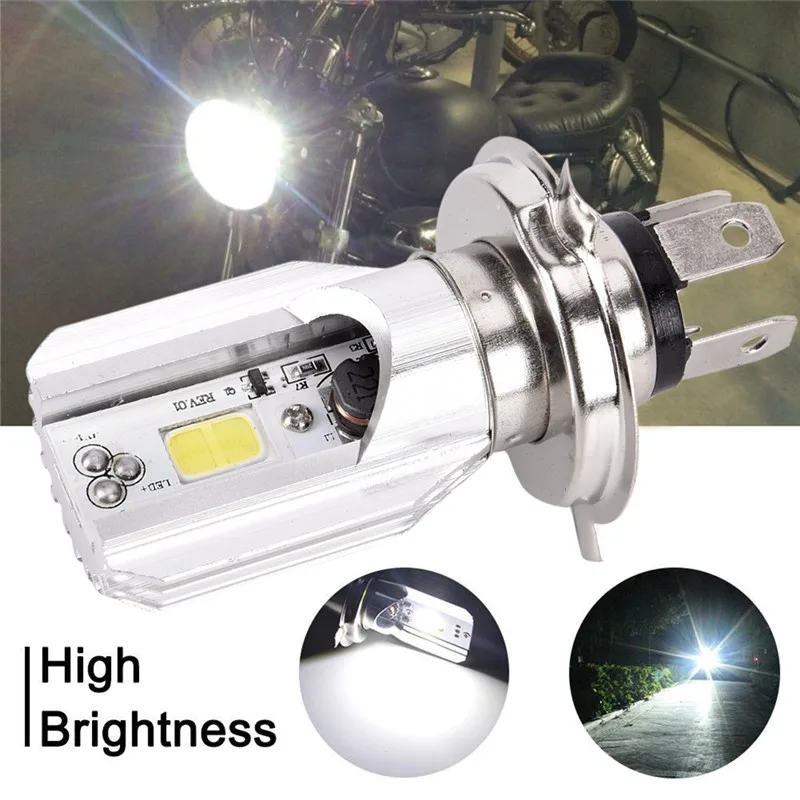 

Super bright.Headlight Bulb LED Motorcycle 1x H4 BA20D DC 12V