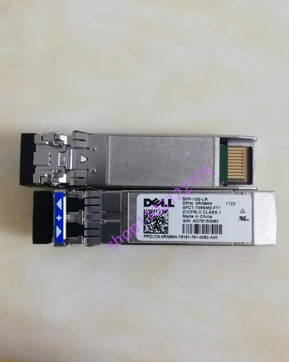 

Dell sfp 10g SFP-10G-LR 0RN84N AFCT-739SMZ-FT1 1310 10g сетевой адаптер, Коммутационный Волоконно-оптический модуль