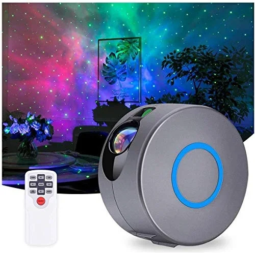 Star Projector Night Light - Home Planetarium Projector with Remote Control, 360