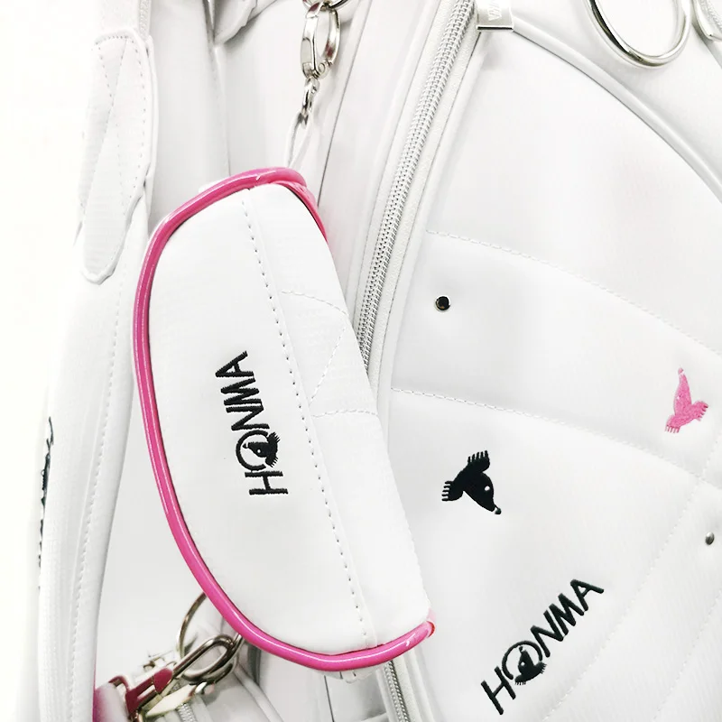 2022 New Women Golf bag premium PU golf standard bag, light waterproof option Pink HONMA golf club bag