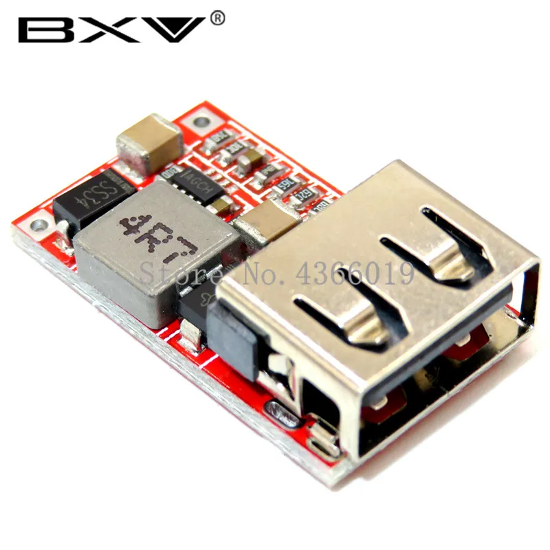 

DC 6-24 в 12 В/24 В до 5 В USB-выход зарядное устройство понижающий силовой модуль Mini DC-DC Повышающий Модуль питания Регулируемый понижающий преобразователь