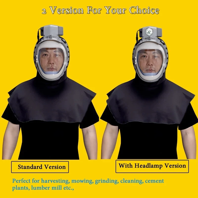 Электрическая Пылезащитная маска с полным покрытием пылезащитный капюшон